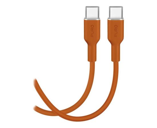Puro Soft, USB-C / USB-C, 1,5 m, desert sun - Cable Data USB kabeļi