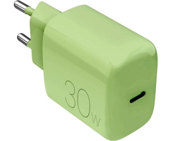 Puro DAILY 1, USB-C, 30 W, salted lime - Power adapter Зарядные устройства