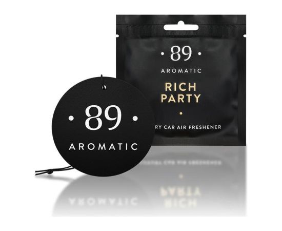 Aromatic89, Rich Party - Hanging paper air freshener Освежитель воздуха в машине