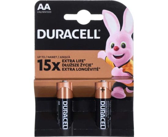 Duracell Basic MN1500 BL2 AA Baterijas un akumulatori