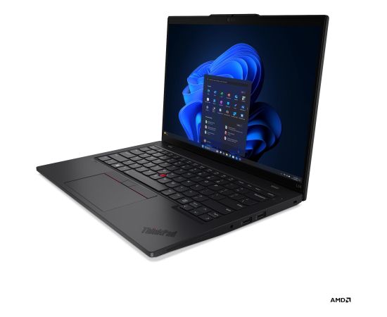 Lenovo ThinkPad L14 G6 AMD Black 14 " IPS WUXGA 1920 x 1200 pixels Anti-glare AMD Ryzen 7 PRO 250 16 GB SODIMM DDR5 Solid-state drive capacity 512 GB AMD Radeon 780M Graphics Windows 11 Pro 802.11be Bluetooth version 5.4 LTE Upgradable Keyboard language N Ноутбуки