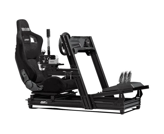 Next Level Racing ERS1 Elite Racing Seat, Leather and Mesh Edition Black Gaming krēsli
