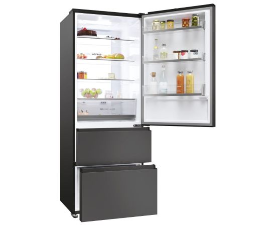 Haier 3D 70 Serie 5 HTR5719ENPT Freestanding 528 L Black Крупная бытовая техника