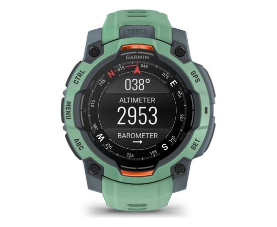 Garmin Instinct 3 AMOLED 3.05 cm (1.2") 45 mm Digital 390 x 390 pixels Touchscreen Green GPS (satellite) Новинки смартфонов и телефонов