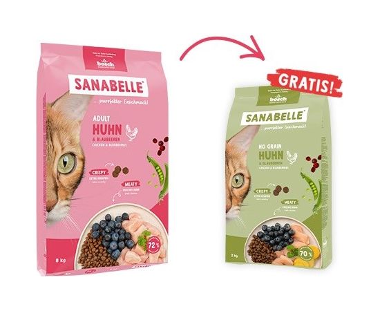 BOSCH Sanabelle Adult Drób 2kg Kaķu sausā barība