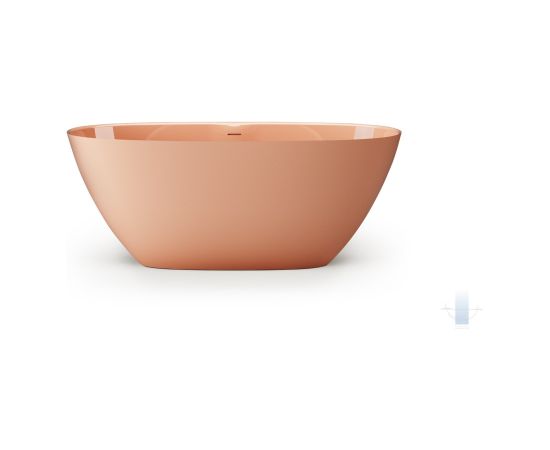 PAA Perla 160 Brīvi Stāvoša Akmens Masas Vanna Matēti Koraļļu Jaunumi Sadz. tehnika