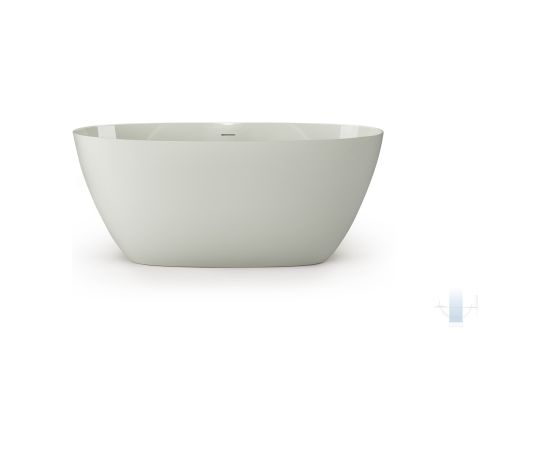 PAA Perla 145 Brīvi Stāvoša Akmens Masas Vanna Matēti Gaiši Pelēka Jaunumi Sadz. tehnika