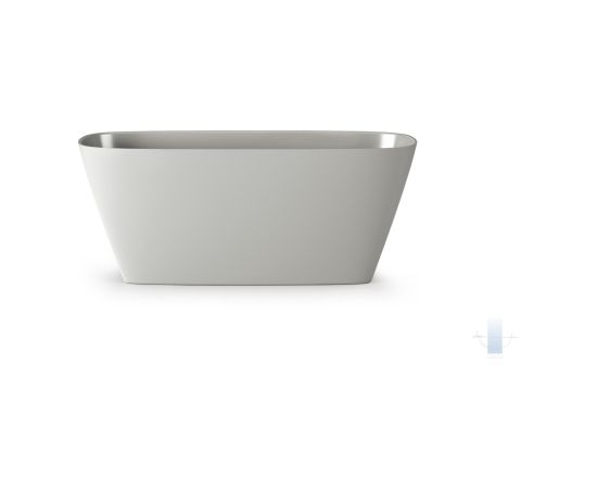 PAA Duna Brīvi Stāvoša Akmens Masas Vanna Gaiši Pelēka Jaunumi Sadz. tehnika