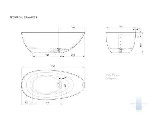 PAA Bella Ovo Brīvi Stāvoša Akmens Masas Vanna Krēmkrāsas Jaunumi Sadz. tehnika
