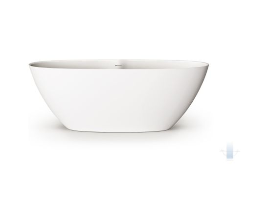 PAA Perla 175 Brīvi Stāvoša Akmens Masas Vanna Matēti Balta Крупная бытовая техника