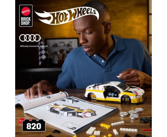 Mattel Brick Shop - KLOCKI HOT WHEELS Elite Series '15 Audi R8 LMS 820 elem. JFT18 Машины и аксессуары