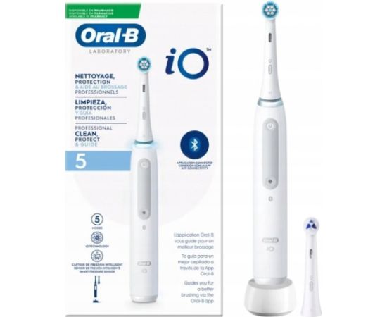 Szczoteczka Oral-B iO 5 Laboratory Professional White Electric Toothbrush Elektriskās zobu birstes
