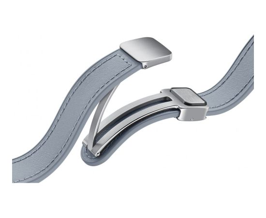 Samsung Galaxy Watch D-Buckle Leather Strap (Vegan) S/M браслет для 6/6 Classic Smart pūlksteņu aksesuāri