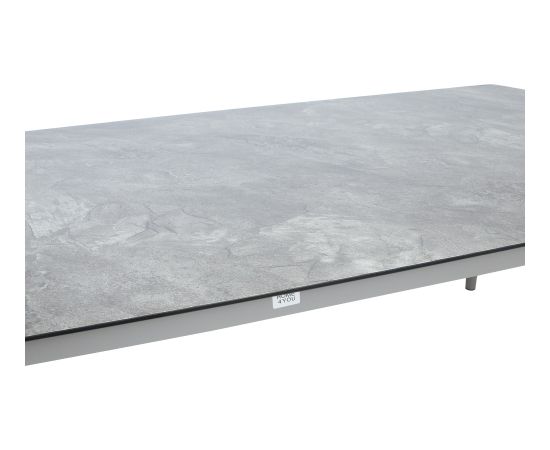 Galds SILVA 220x100xH75 cm, pelēcīgi bēšs Dārza galdi