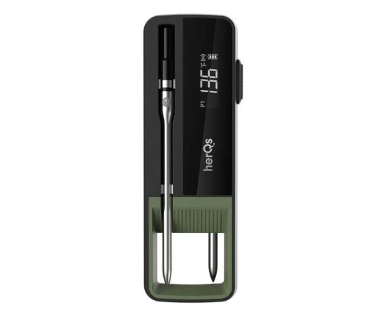 HerQs Double Max, black - Wireless cooking thermometer Viedie Sensori