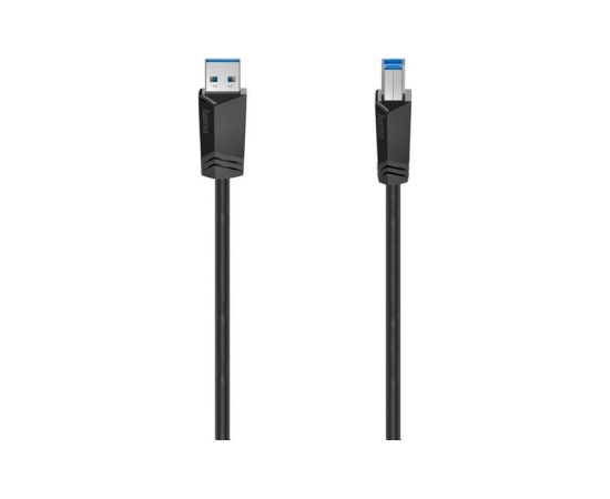 Hama USB-A / USB-B Cable, 5 Gbit/s, black - Cable Dažādi vadi