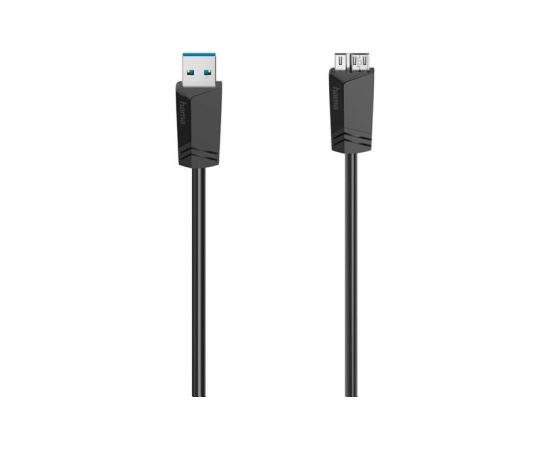 Hama Micro-USB Cable, 5 Gbit/s, 0,75 m, black - Cable Дата USB-кабели