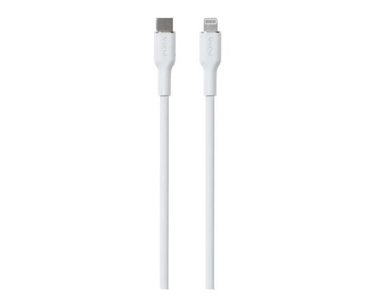 Puro SOFT, USB-C, Lightning, 1,5 m, white - Cable Data USB kabeļi