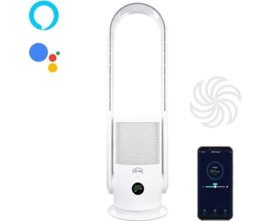 Djive Flowmate ARC Casual 2in1, white - Fan and air purifier Ventilatori
