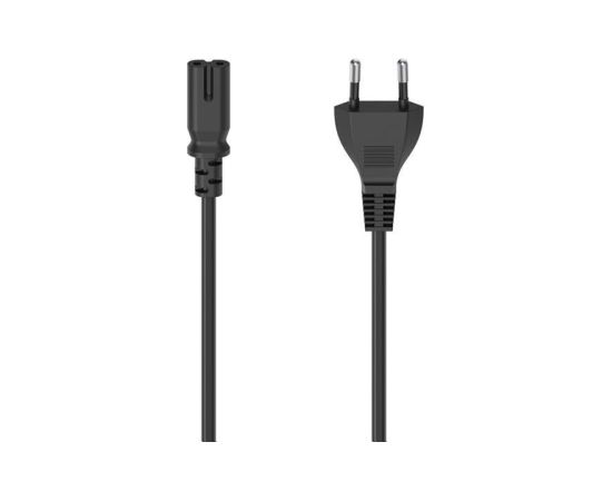 Hama power cord, 2-pin, black - Power cable Dažādi vadi