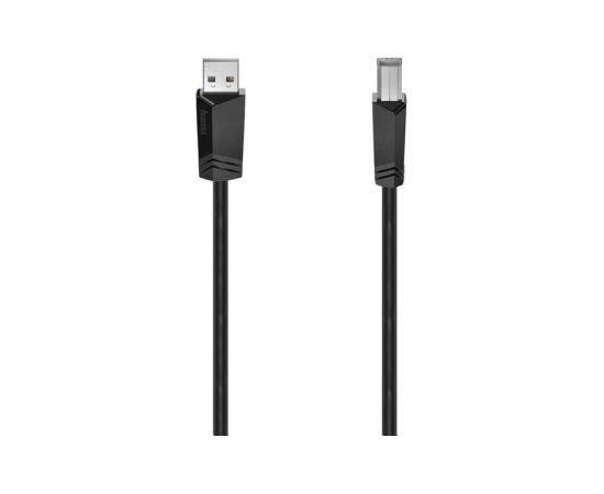 Hama USB Cable, USB-A, USB-B, 5 m, black - USB Cable Сетевые кабели, провода