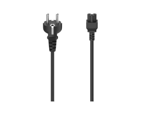 Hama power cord, 3-pin, black - Power cable Dažādi vadi