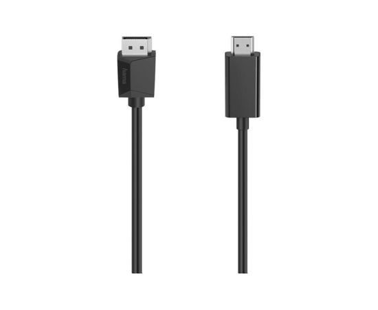 Hama Video Cable DisplayPort / HDMI, 1,5m, black - Video Cable Dažādi vadi