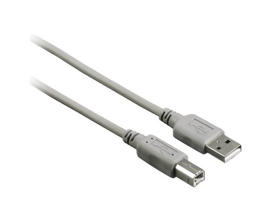 Hama USB-A -- USB-B, 3 m, gray - Cable Dažādi vadi