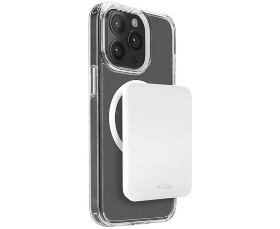 Puro Mini Power Mag, 4000 mAh, MagSafe, USB-C, white - Powerbank Power Banks