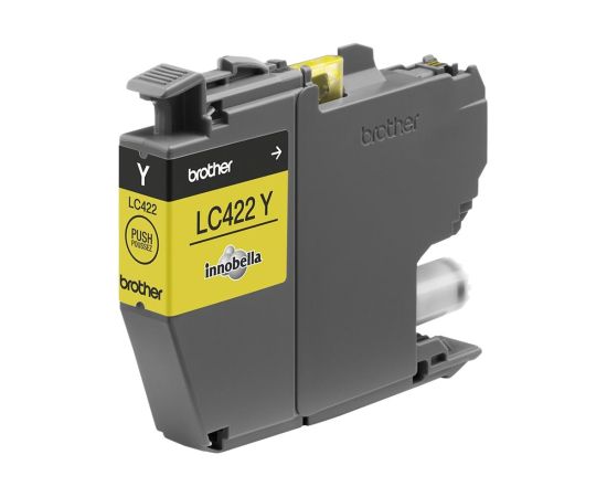 Brother LC-422Y Ink Cartridge Yellow Dzeltenas tintes kasete 550lpp (MFC J5340 5740 6540 6940) Tintes printeru izejmateriāli