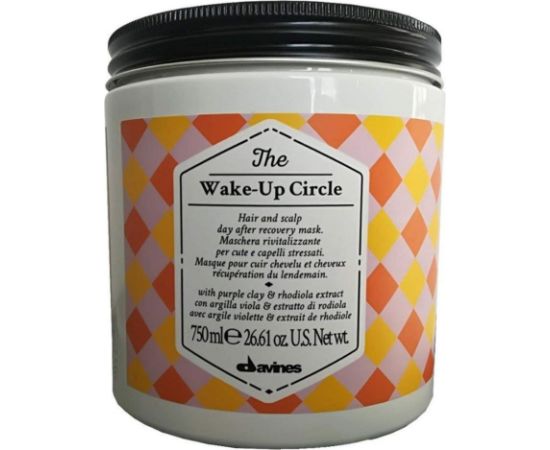 Davines, The Wake-Up Circle, Hair Treatment Clay Mask, Restoring, 750 ml Matu kopšana