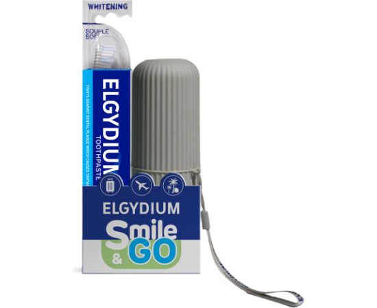 Set Elgydium: Anti-Plaque, Plaque, Toothpaste, 75 ml + Whitening S, Toothbrush Dāvanu komplekti