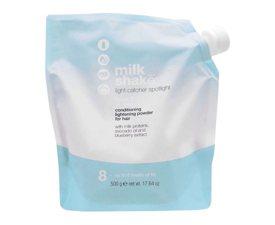 Milk Shake, Light Catcher, Up To 8 Levels Of Lift, Hair Oxidant Powder, 500 g Matu kopšana