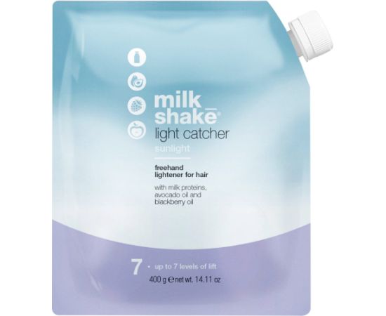 Milk Shake, Light Catcher, Up to 7 Levels of Lift, Hair Oxidant Powder, 400 g Matu kopšana