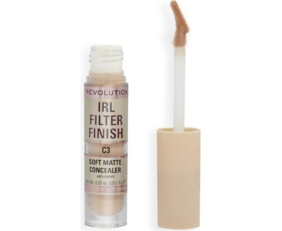 Makeup Revolution, IRL Filter Finish, Cover Dark Spots, Concealer Stick, C3, 6 g Dekoratīvā kosmētika