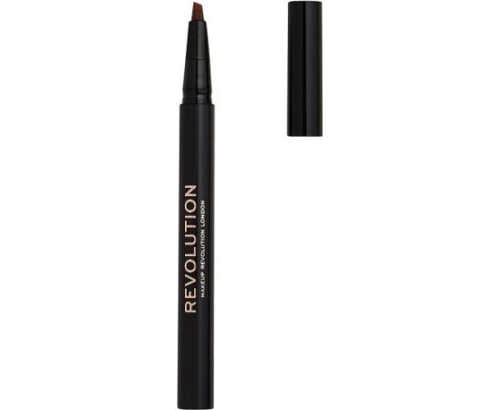 Makeup Revolution, Bushy Brow, Eyebrow Cream Pencil, Ash Brown, 0.5 ml Dekoratīvā kosmētika