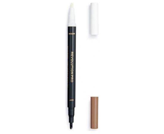 Makeup Revolution, 24h Day & Night, Eyebrow Cream Pencil, Ash Brown, 1.6 ml Dekoratīvā kosmētika
