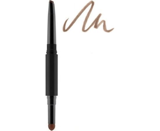 Gosh, Shape & Fill, Double, Eyebrow Cream Pencil, 002, Greybrown, 0.5 g Dekoratīvā kosmētika