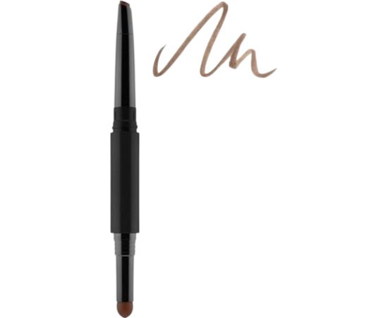 Gosh, Long Lasting, Double, Eyebrow Cream Pencil, 002, Brown, 0.5 g Dekoratīvā kosmētika