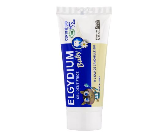 Elgydium, Baby, Chamomile, Cleansing, Toothpaste, 30 ml Zobu pastas un mutes dobuma skalojamie līdzekļi