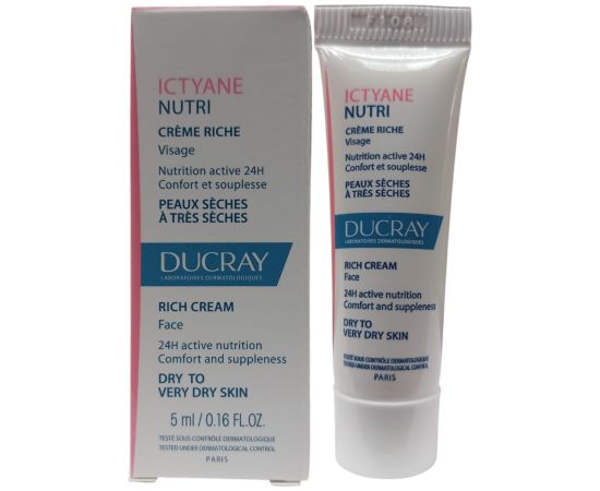 Ducray, Ictyane Nutri, Hydrating, Cleansing Scrub, For Face, 5 ml *Sample Косметика для тела