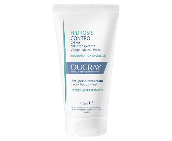 Ducray, Hidrosis Control, Anti-Perspirant, Cream, For Face & Hands, 50 ml Косметика для тела