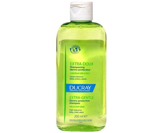 Ducray, Extra Gentle, Hair Shampoo, Soothing Dermo-Protector, 200 ml Šampūni