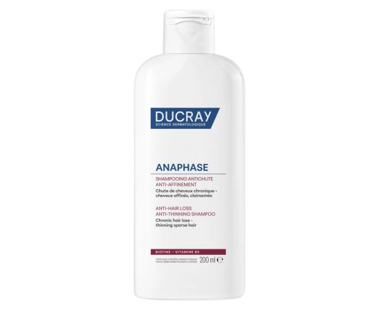 Ducray, Anaphase, Hair Treatment Shampoo, Anti-Hair Loss, For Fine Hair, 200 ml Šampūni