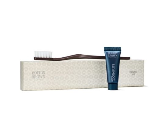 Dental Kit Luxury Collection Set Molton Brown: Molton Brown, Toothbrush + Molton Brown, Refreshing, Toothpaste Zobu pastas un mutes dobuma skalojamie līdzekļi