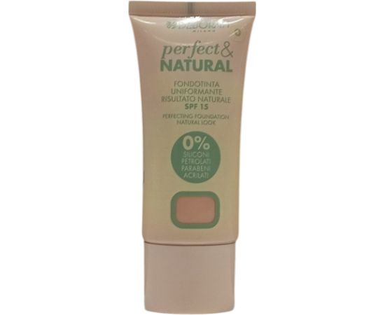 Deborah, Perfect & Natural, Liquid Foundation, 01, Fair Rose, SPF 15, 30 ml Dekoratīvā kosmētika