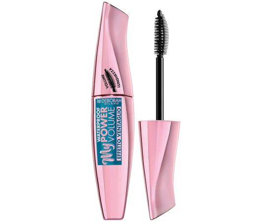 Deborah, My Power, Waterproof, Volumizing, Mascara, Black, 14 ml Dekoratīvā kosmētika