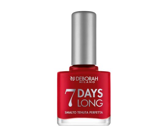 Deborah, 7 Day Long, Vitamins, Quick-Dry, Nail Polish, EN876, Iconic Red, 11 ml Nagu lakas