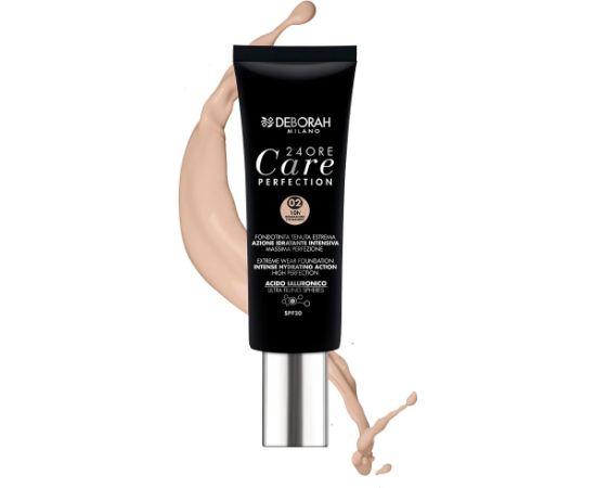 Deborah, 24 Ore Care Perfection, Long Wearing, Liquid Foundation, 001, Fair, SPF 20, 30 ml *Tester Dekoratīvā kosmētika