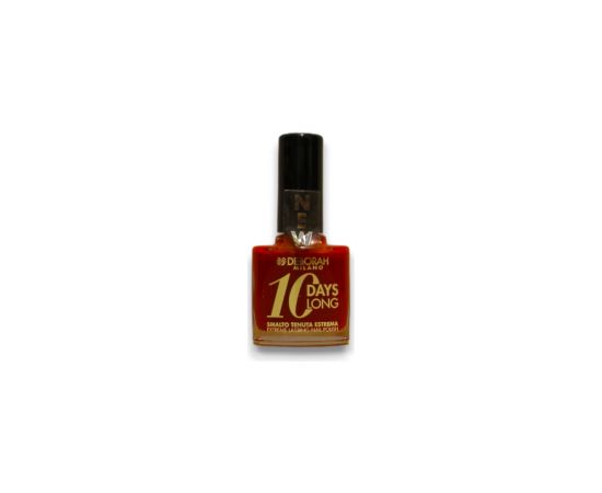 Deborah, 10 Days Long, Quick-Dry, Nail Polish, 161, Dark Red, 11 ml Nagu lakas